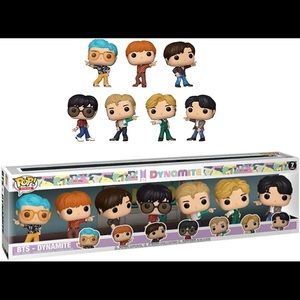 Exclusive BTS Funko POP Dynamite Collection NWT